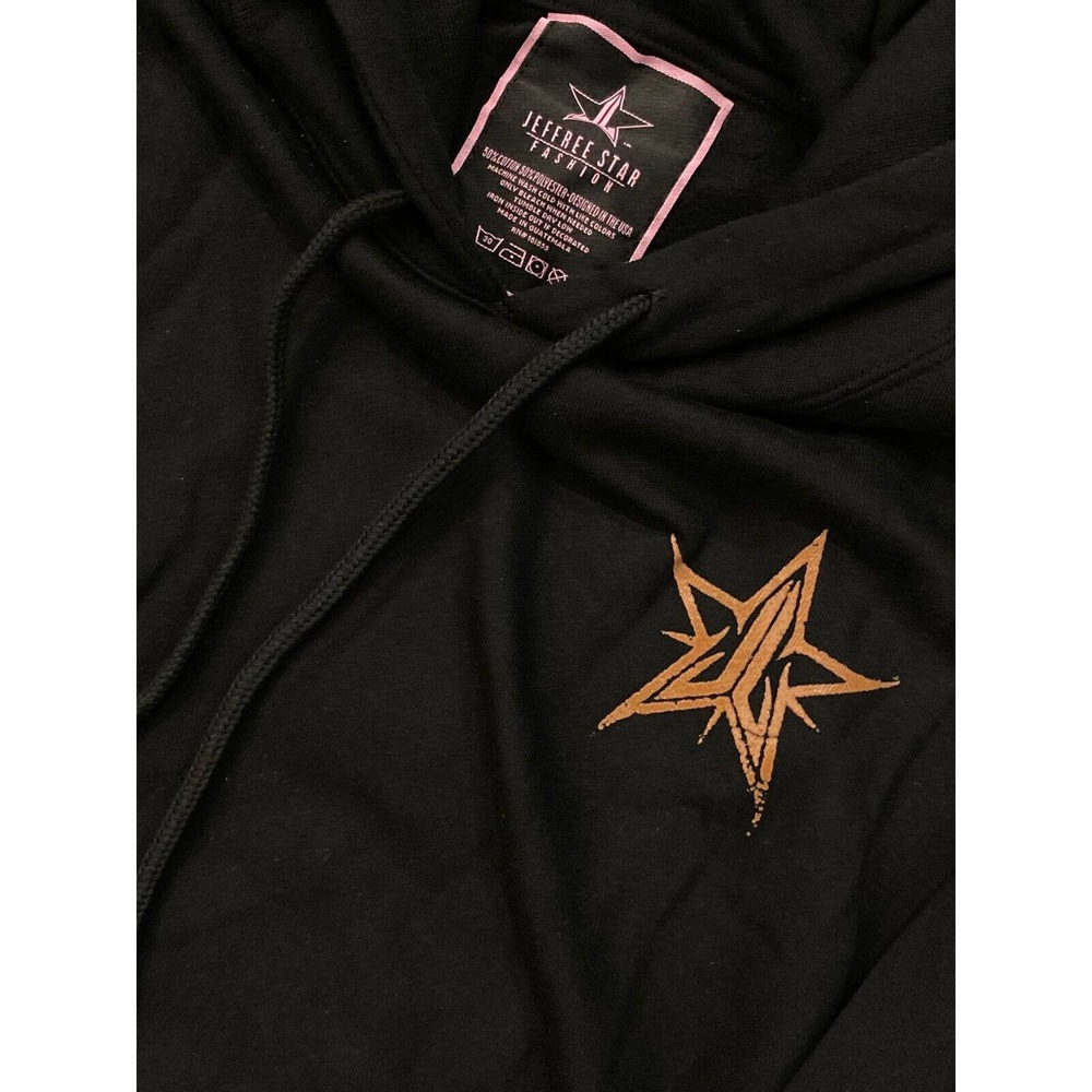 Jeffree Star Black Graphic Hoodie SzL - Picture 3 of 3
